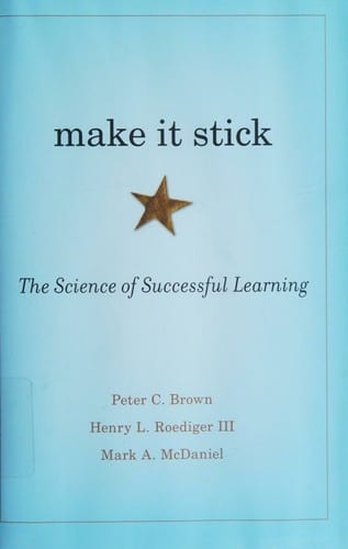 Make It Stick by Peter Brown — book cover