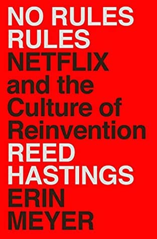 No Rules Rules by Reed Hastings — book cover