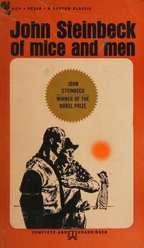 Of Mice and Men by John Steinbeck — book cover