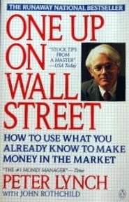 One Up on Wall Street by Peter Lynch — book cover