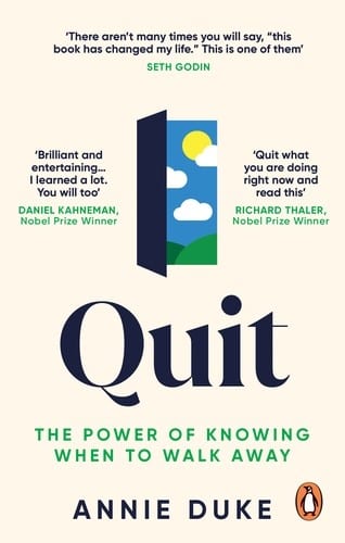 Quit by Annie Duke — book cover