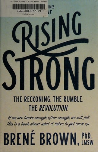 Rising Strong by Brene Brown — book cover