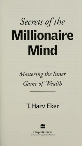 Secrets of the Millionaire Mind by T Harv Eker — book cover