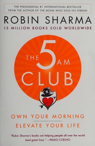 The 5 AM Club by Robin Sharma — book cover