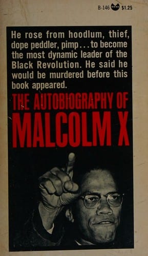 The Autobiography of Malcolm X by Malcolm X — book cover