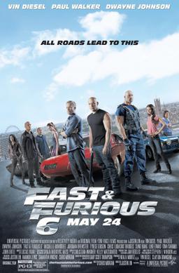 Fast & Furious 6 official poster