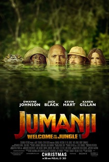 Jumanji: Welcome to the Jungle official poster