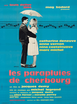The Umbrellas of Cherbourg official poster