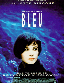 Three Colors: Blue official poster